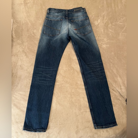 Men’s Gilded Age Baxter Straight Leg Classic Mid Blue Denim Wash Jeans. Sz 29x32 - Picture 5 of 8